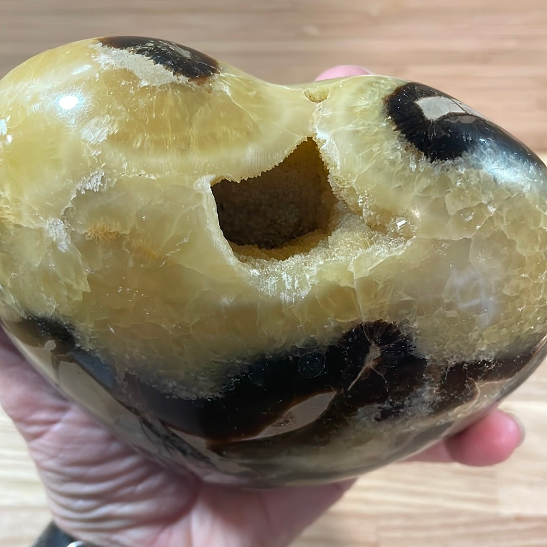 Septarian orders druzy heart