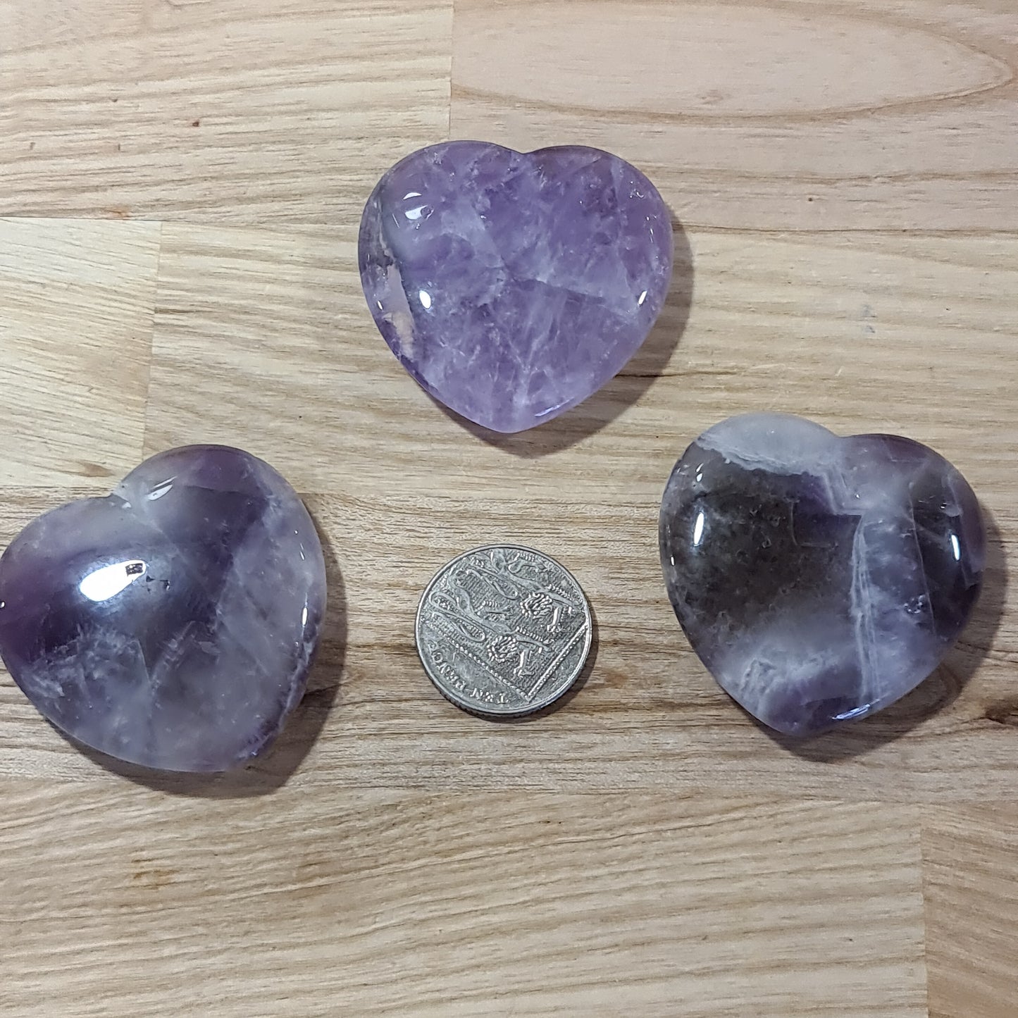 Flat Crystal Hearts
