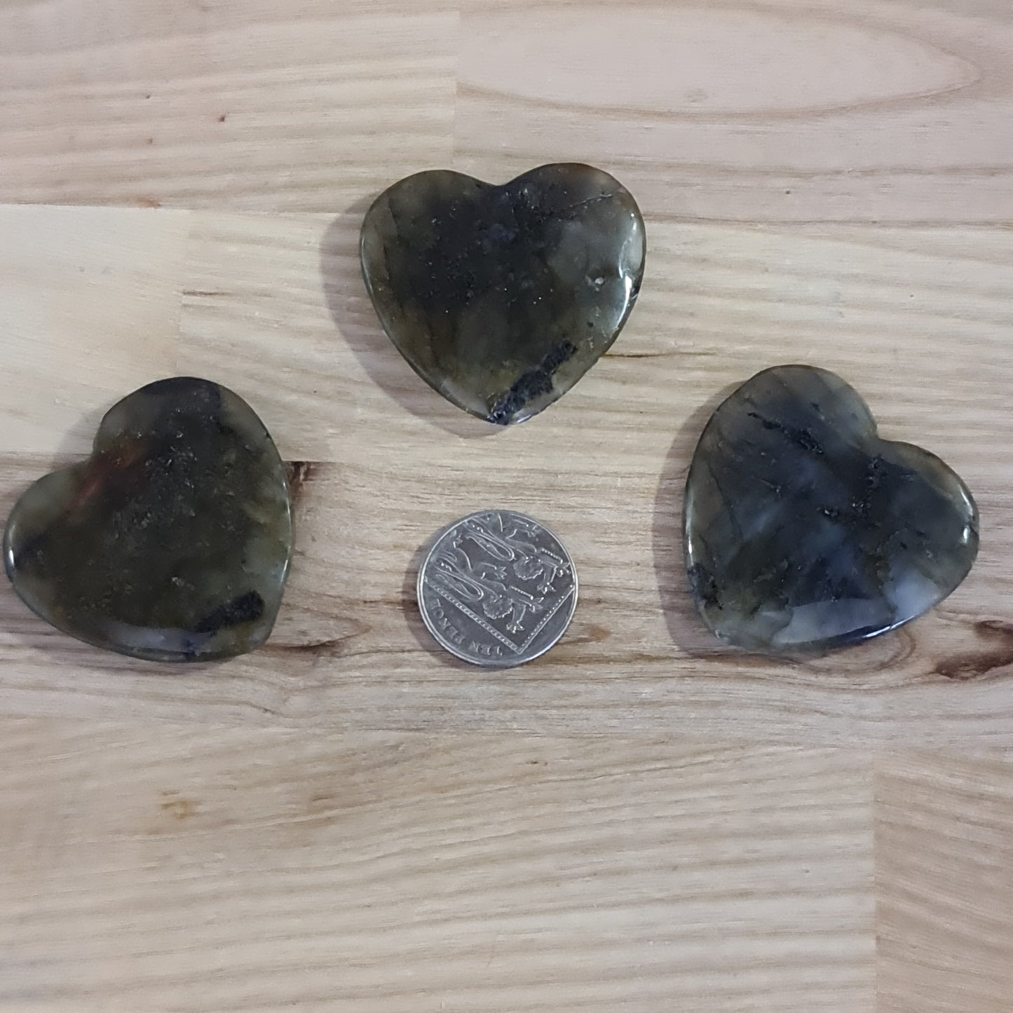 Flat Crystal Hearts