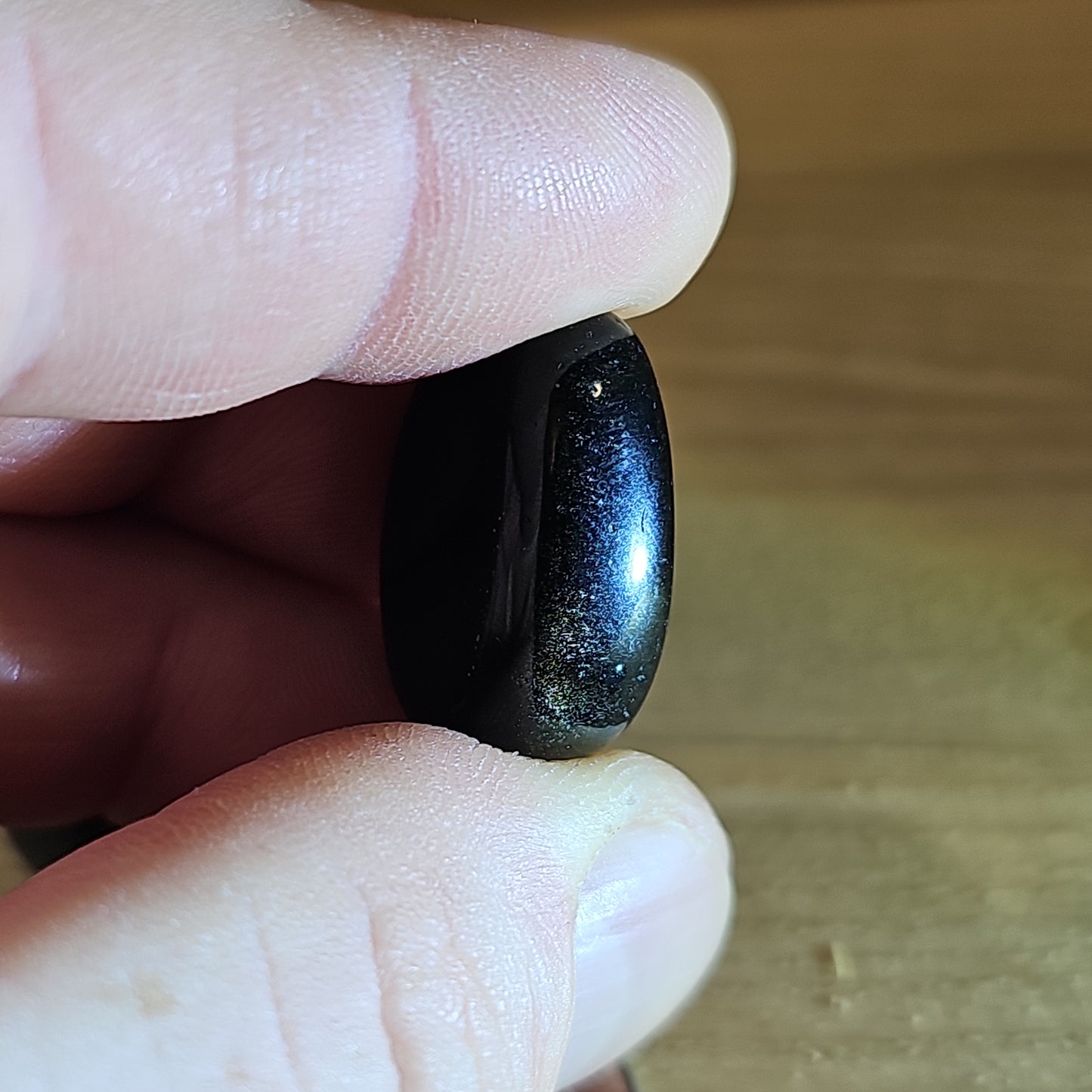 'Golden' Sheen Obsidian Tumblestone