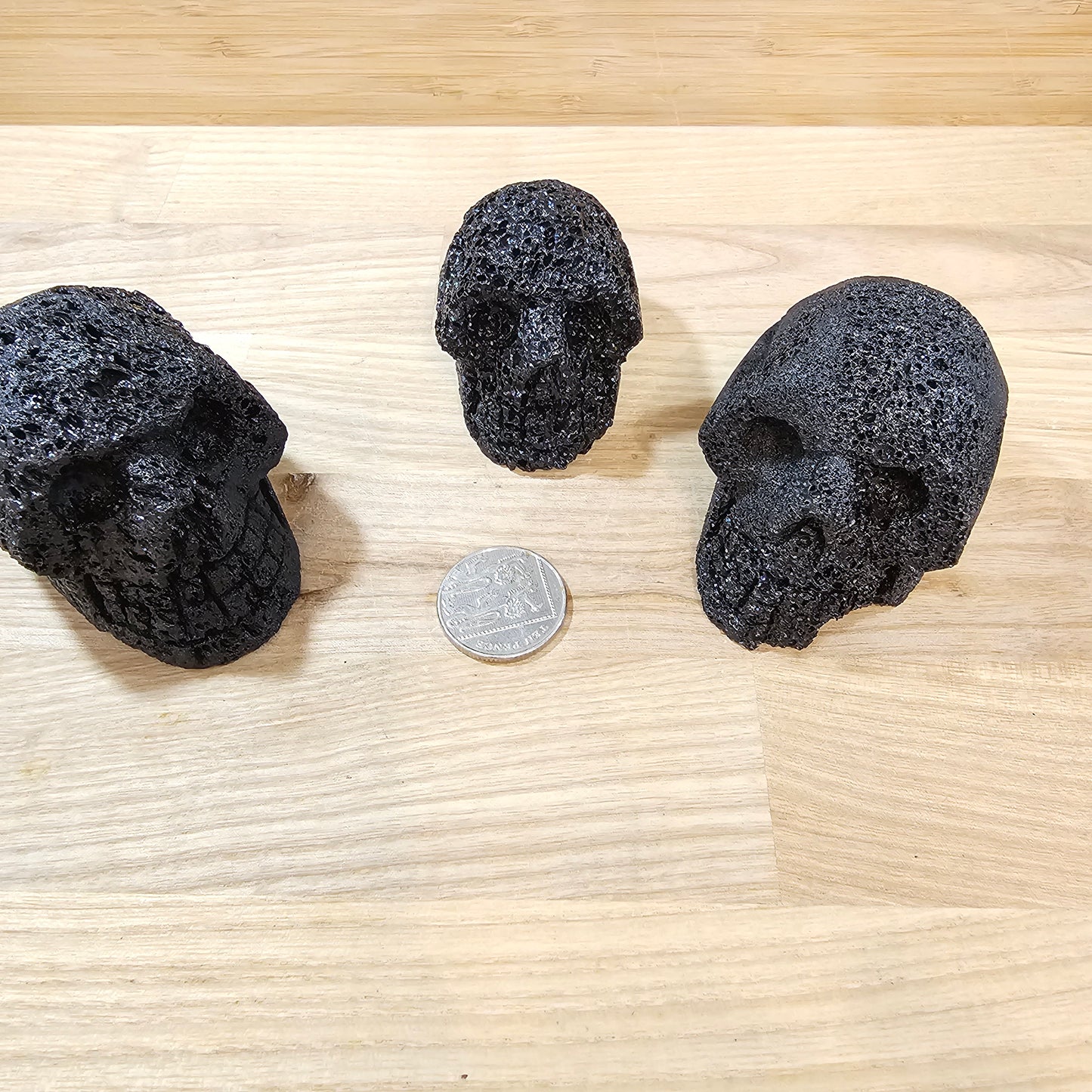 Lava Rock Skulls