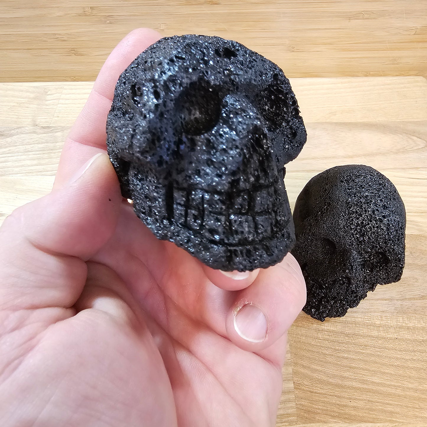 Lava Rock Skulls