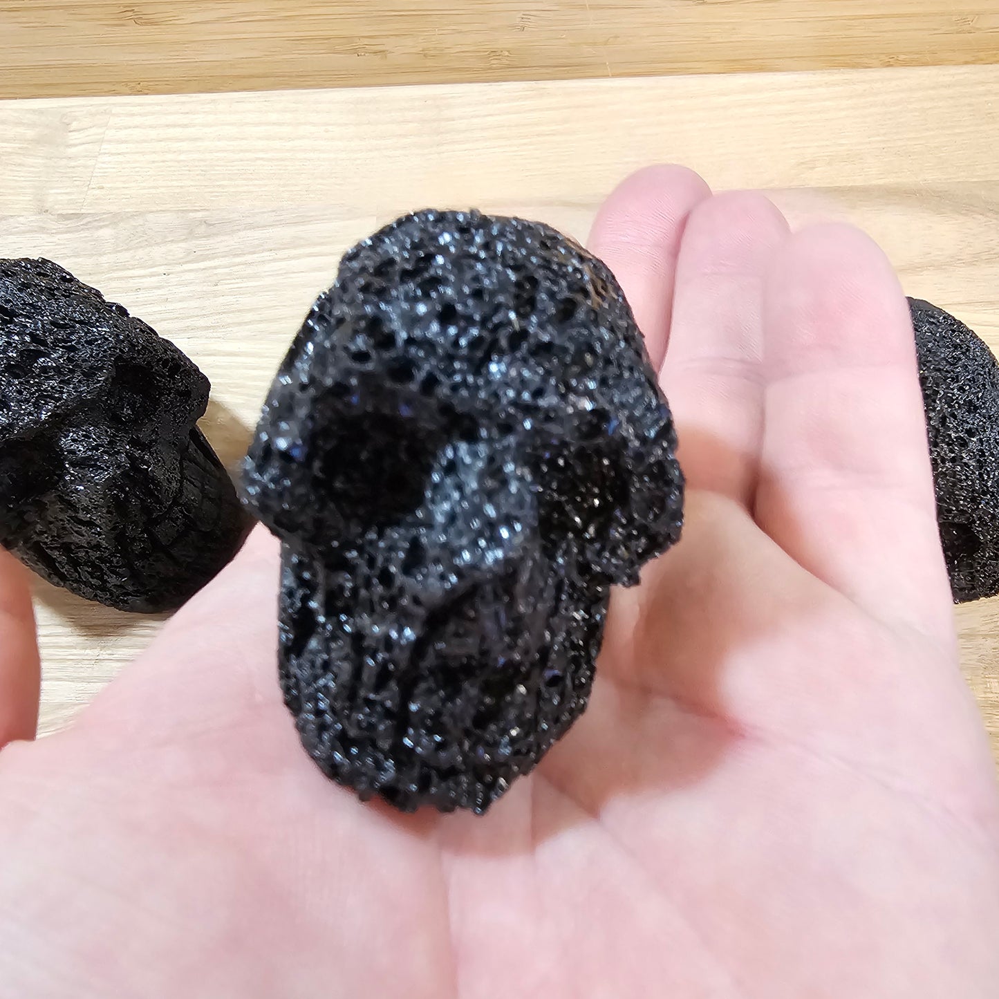 Lava Rock Skulls