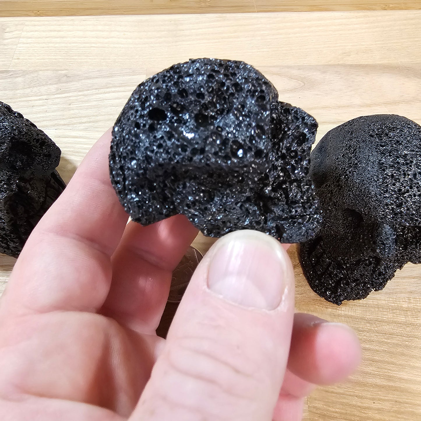 Lava Rock Skulls