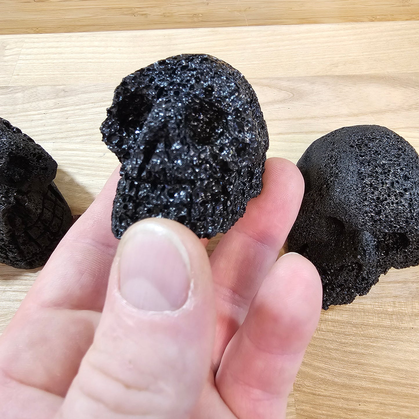 Lava Rock Skulls