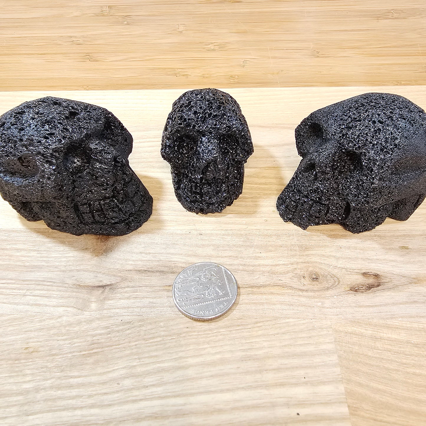 Lava Rock Skulls