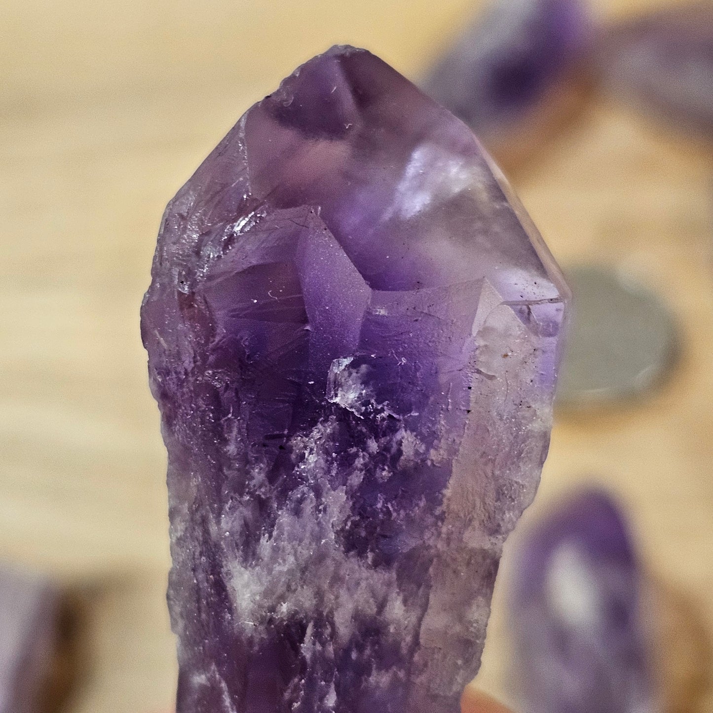 Elestial Amethyst Points