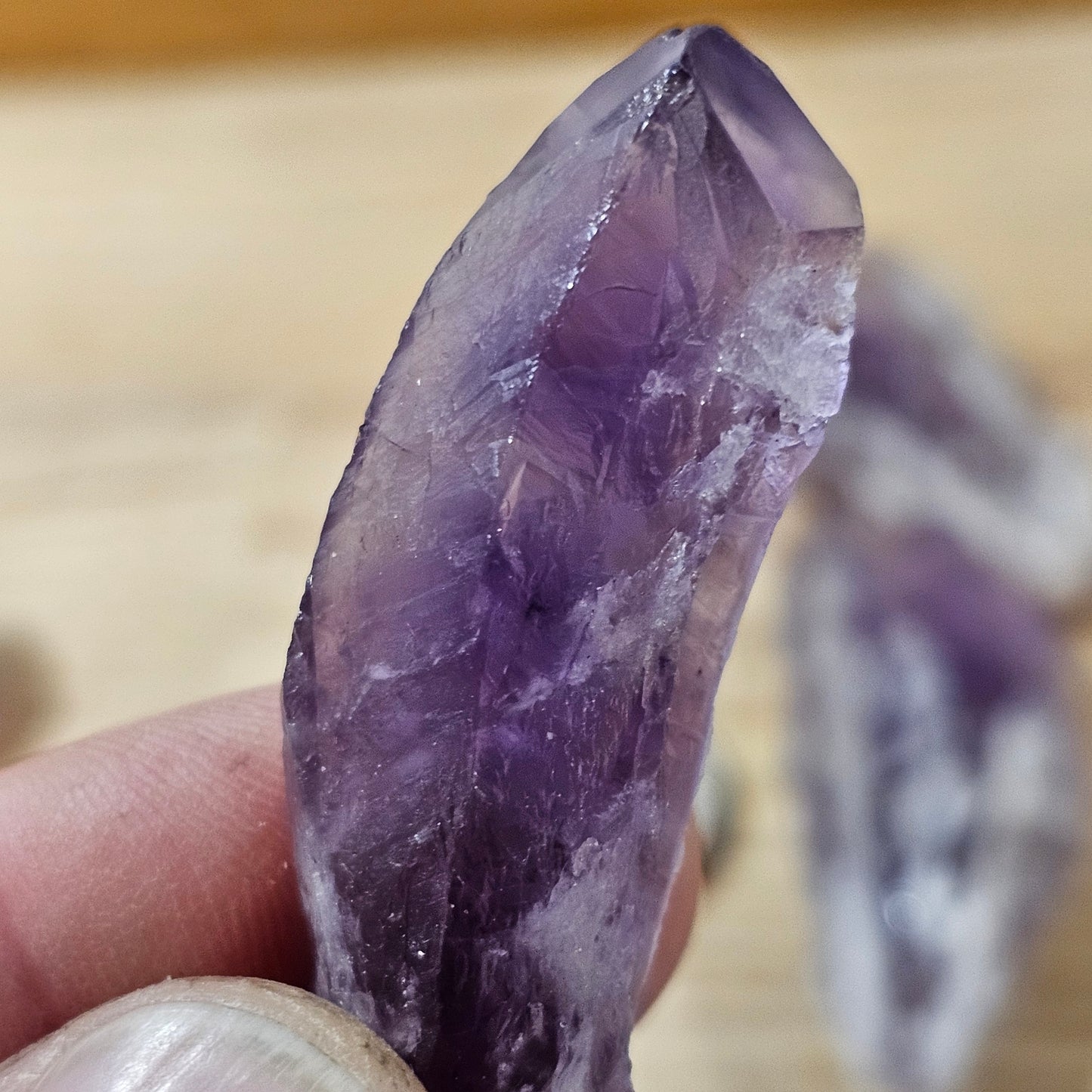 Elestial Amethyst Points