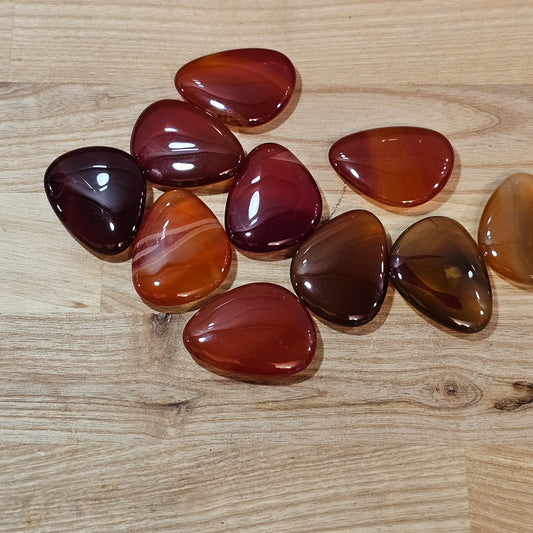 Carnelian Worry Stone