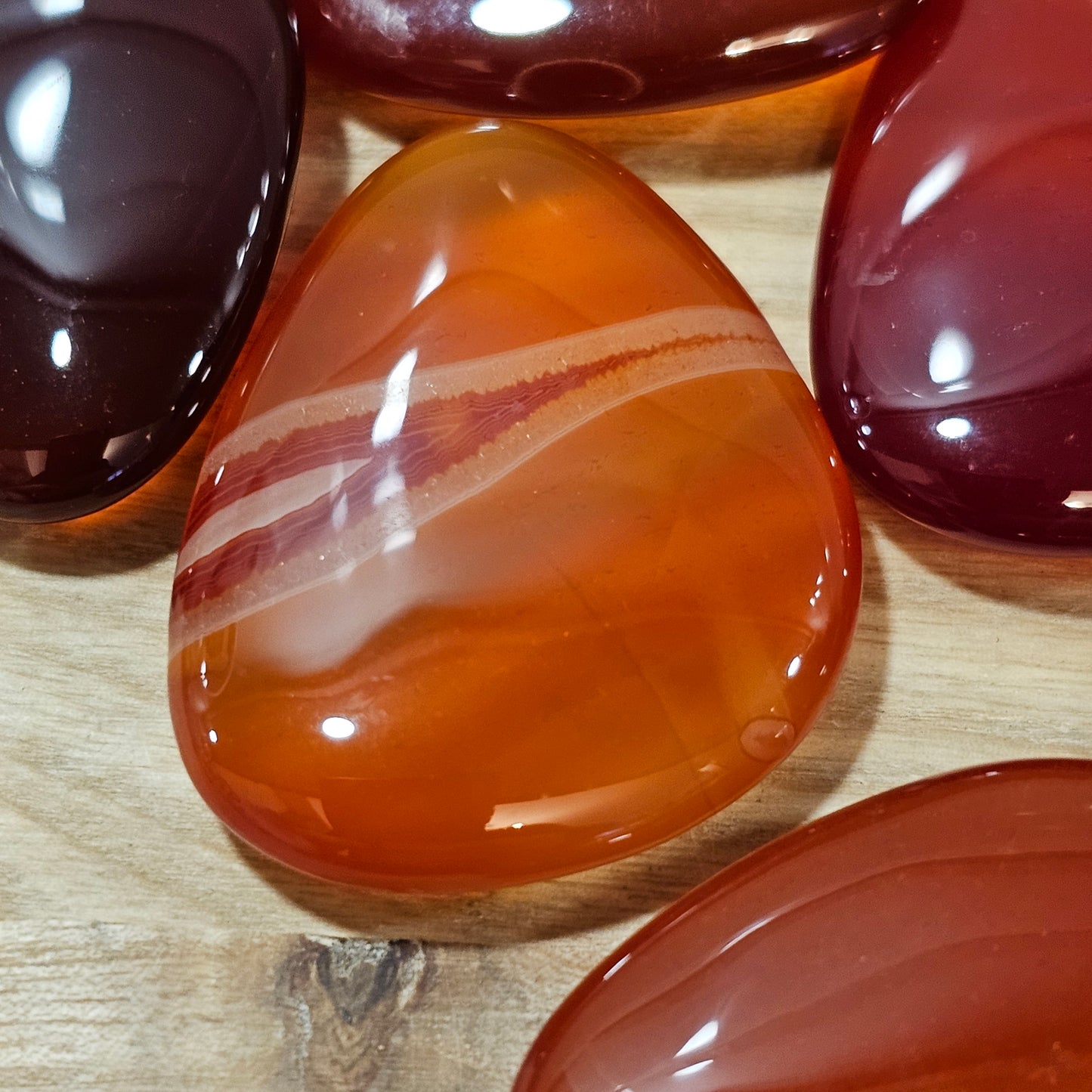 Carnelian Worry Stone