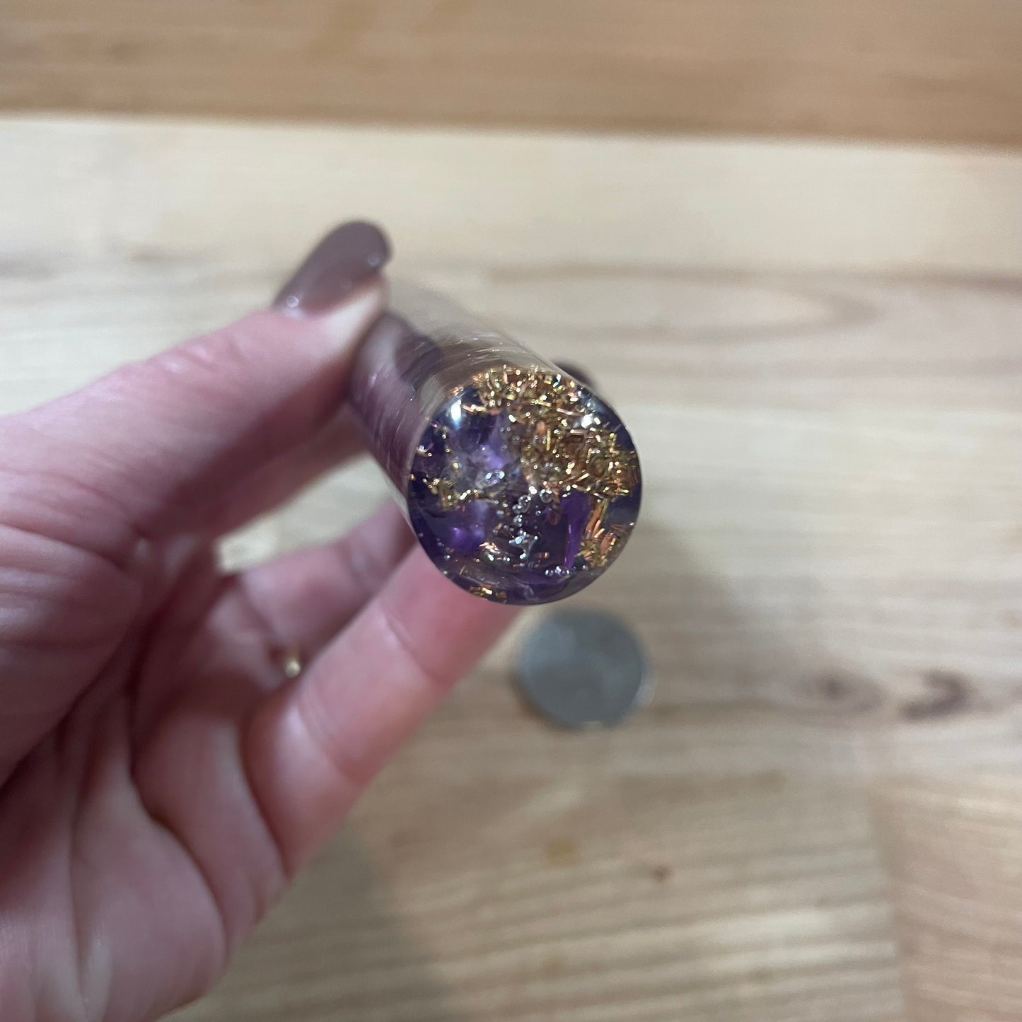 Orgone Massage Wand (Amethyst)