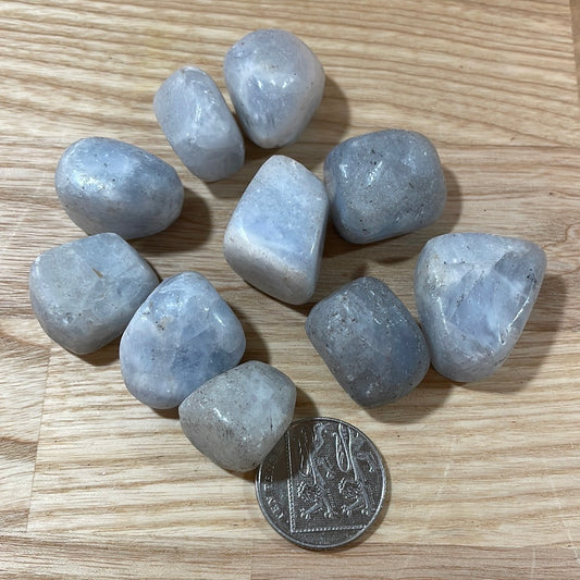 Blue Calcite Tumblestone