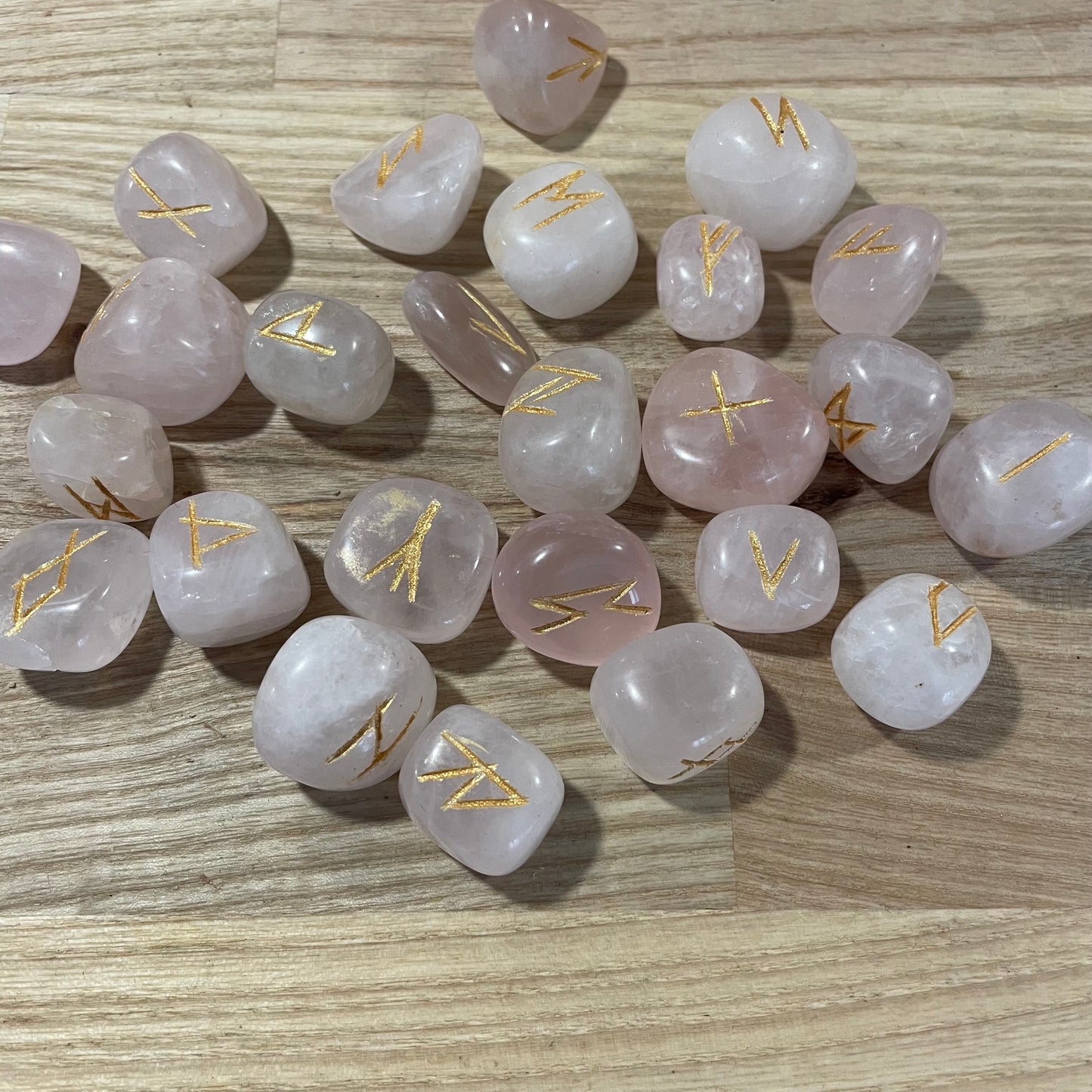 Crystal Runes - Rose Quartz