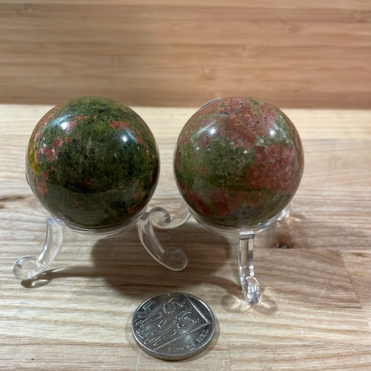 Unakite Sphere (approx 40mm)