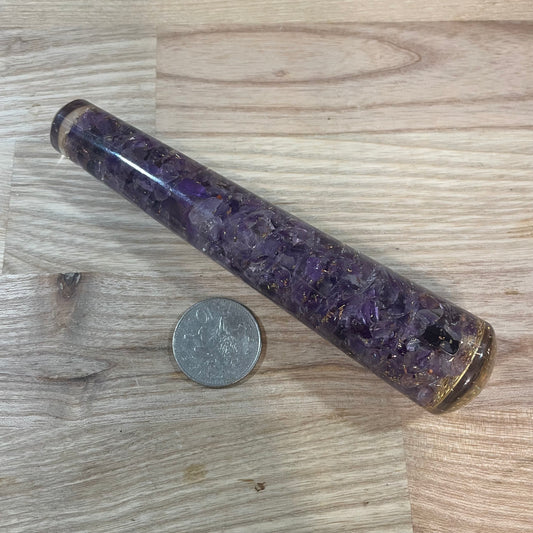 Orgone Massage Wand (Amethyst)