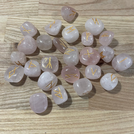 Crystal Runes - Rose Quartz