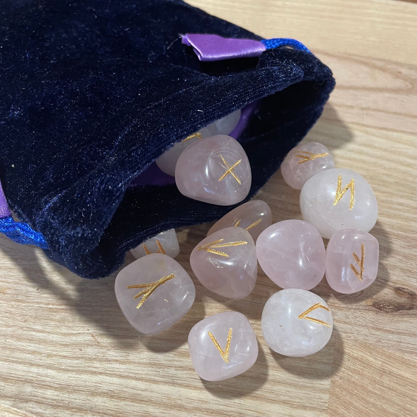 Crystal Runes - Rose Quartz