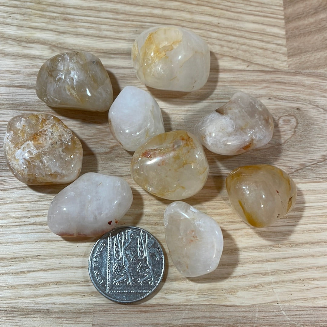 Golden Healer Quartz Tumblestone