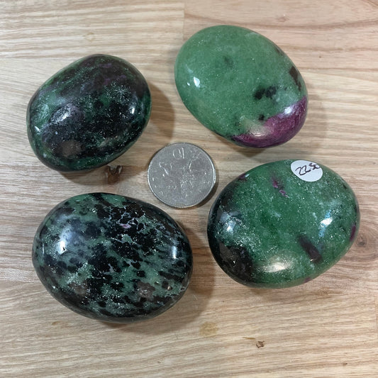 Ruby in Zoisite Palmstone