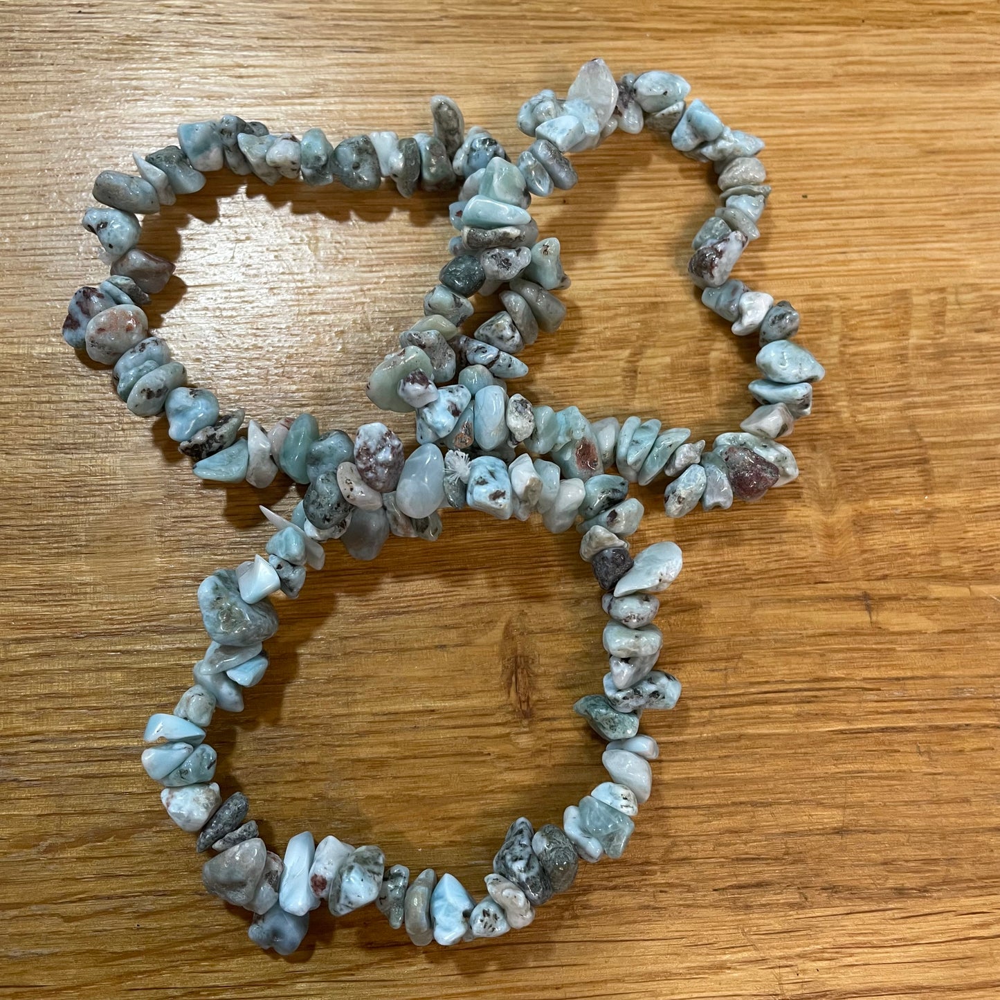 Larimar Chip Bracelet