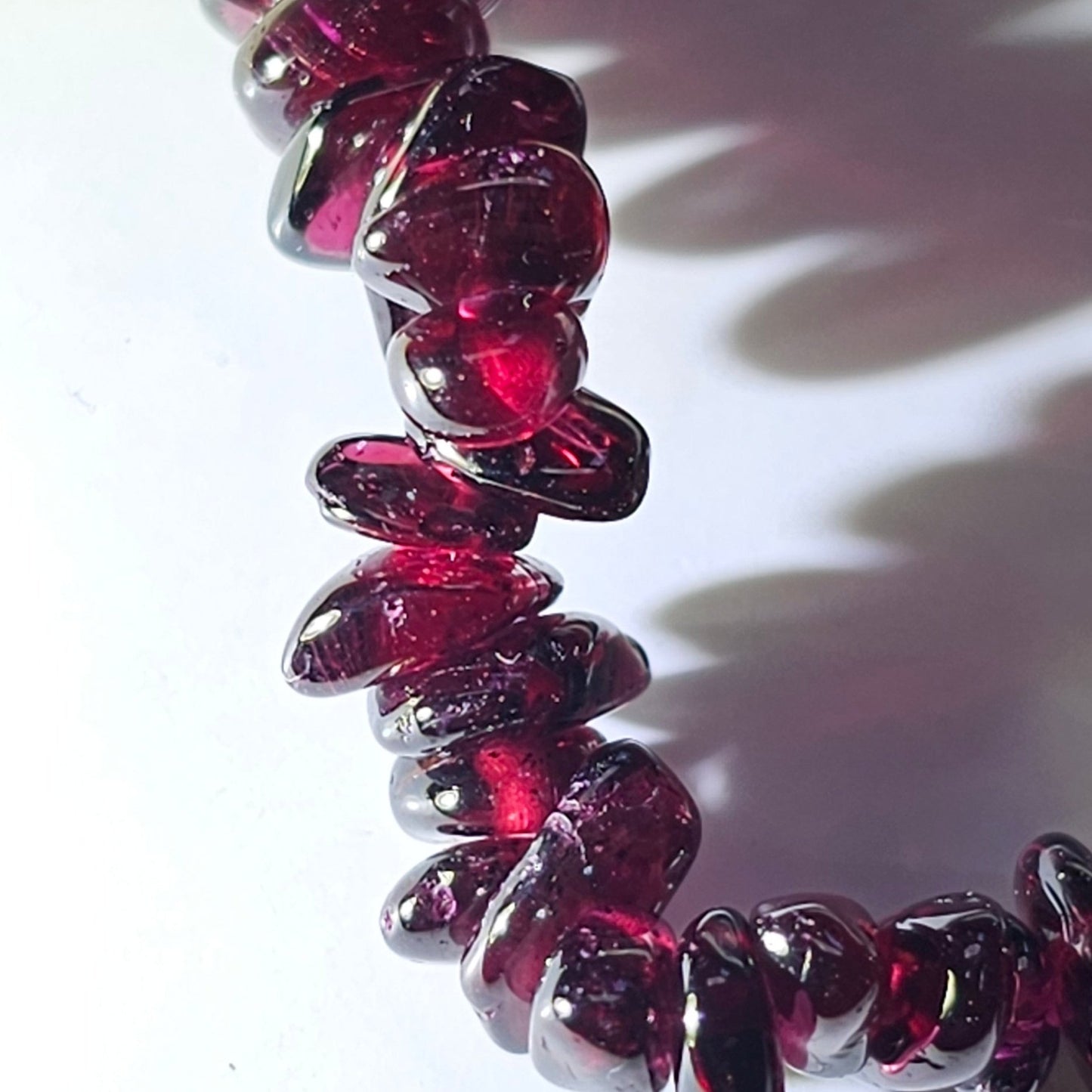 Garnet Chip Bracelets