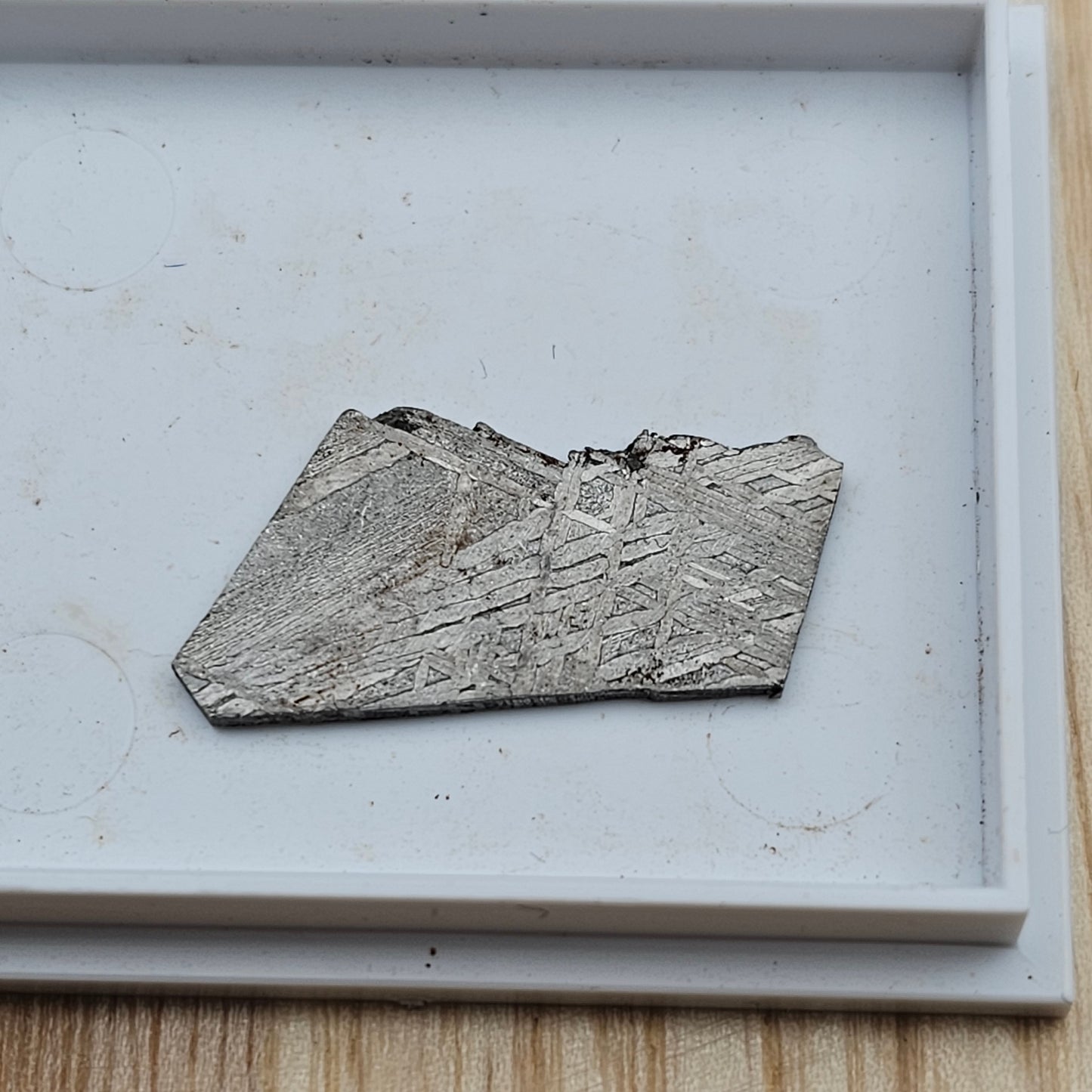 Muonionalusta Meteorite Slices with Widmanstatten