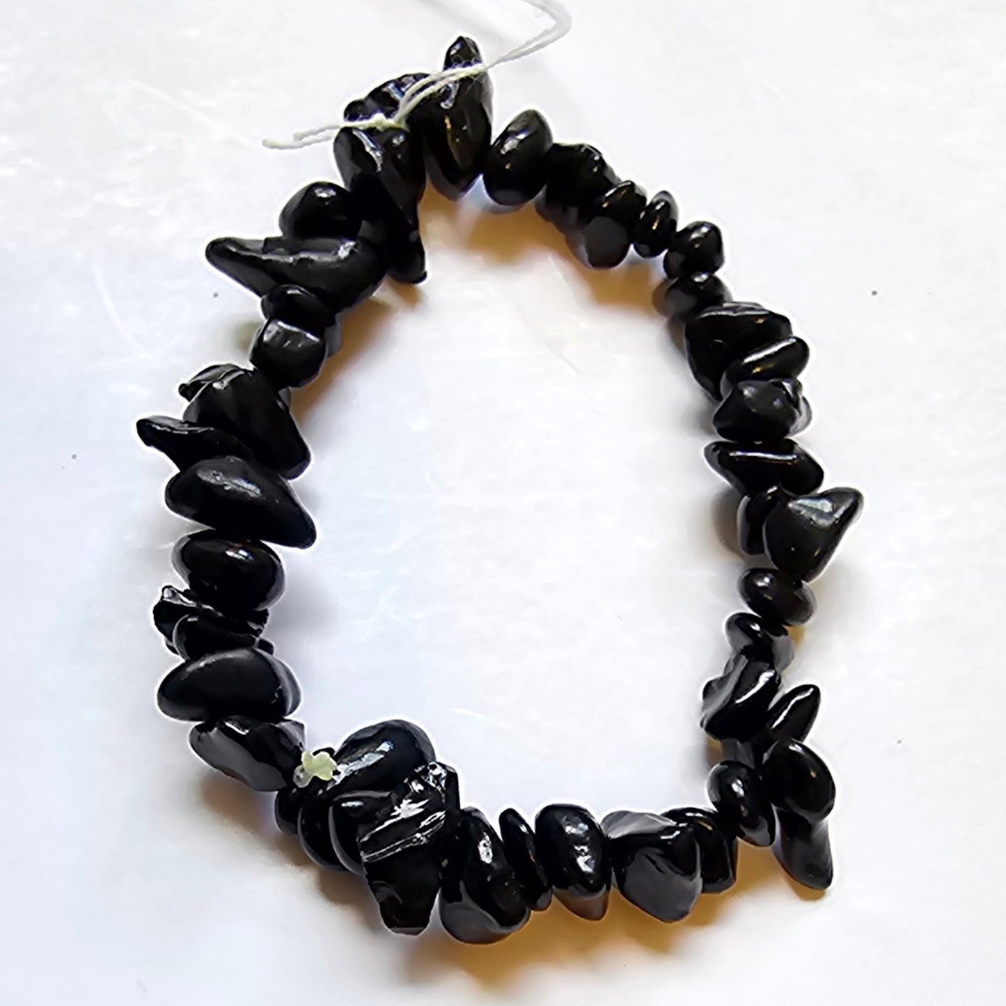 Black Obsidian Chip Bracelet