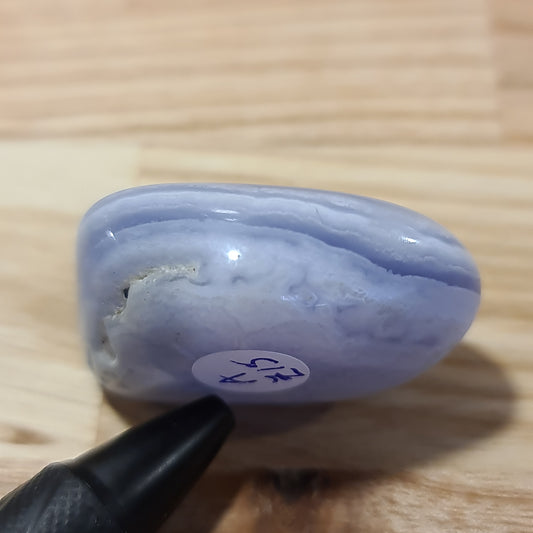 Blue Lace Agate Pebble A