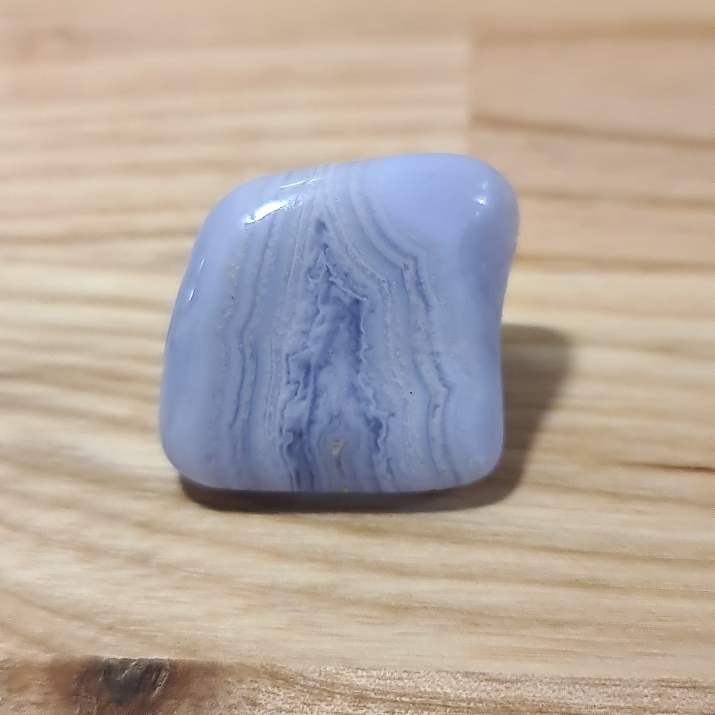Blue Lace Agate Pebble H