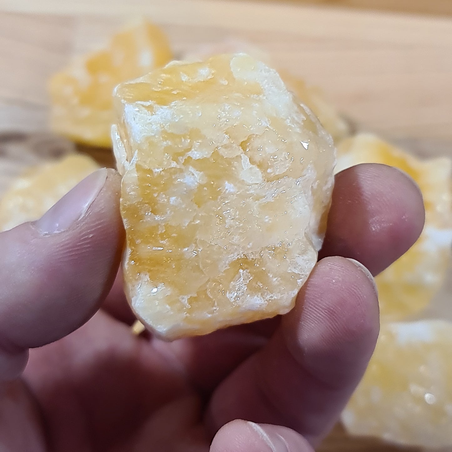 Orange Calcite Chunks