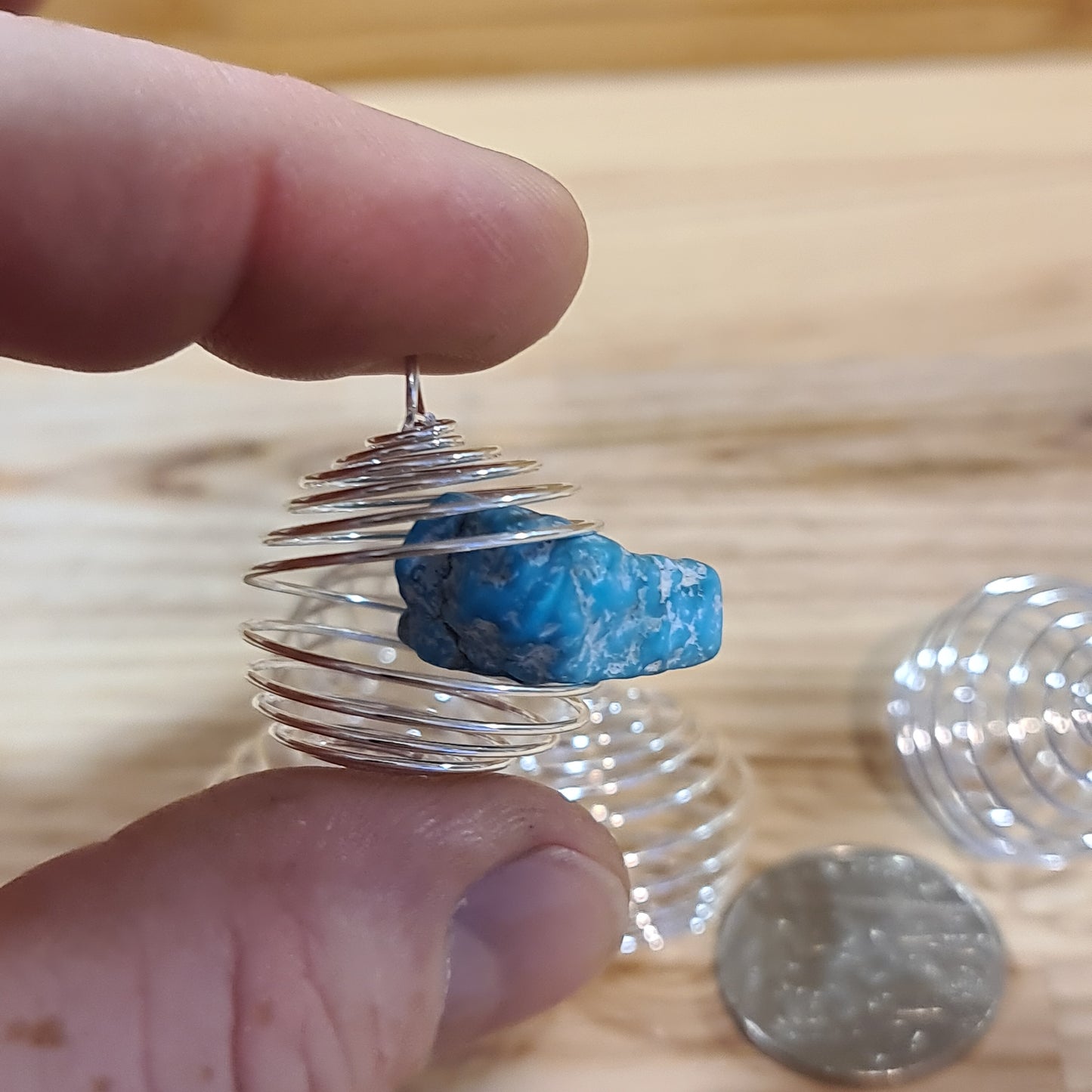 Wire spiral cages