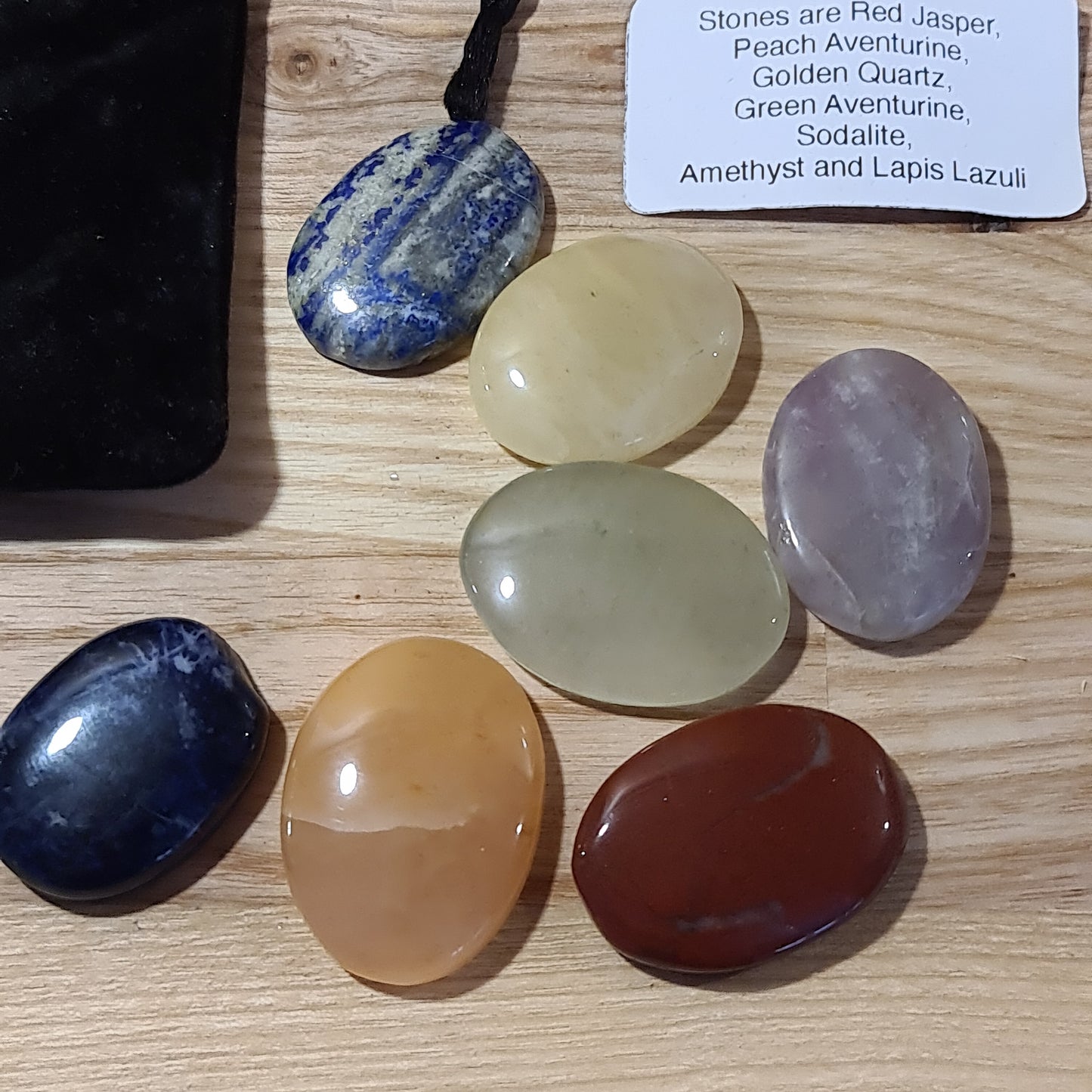 Oval Chakra Set of Stones