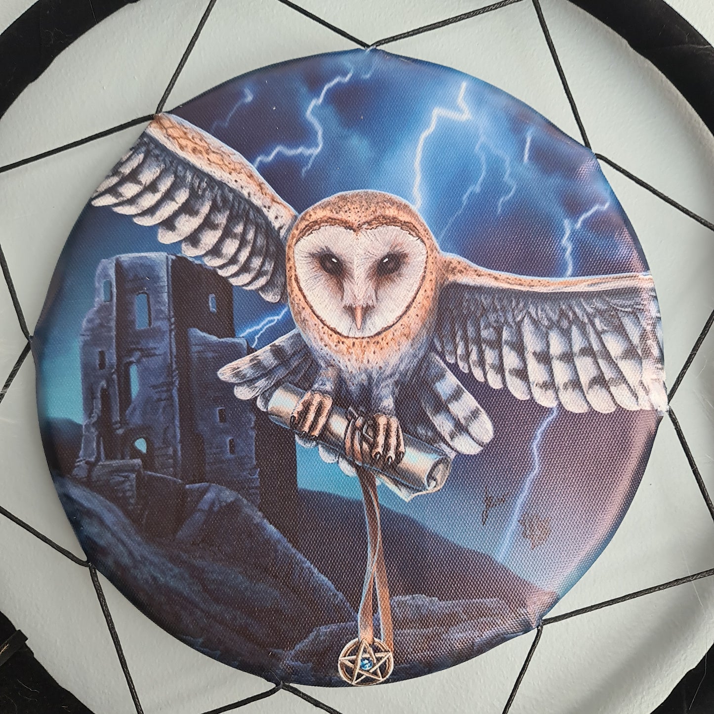 Owl Scroll Dreamcatcher