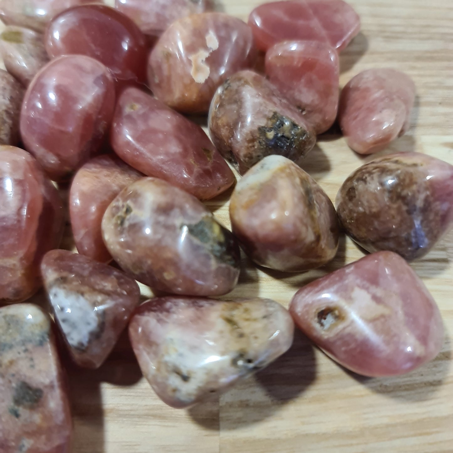 Rhodochrosite Tumblestone (Argentina A grade)