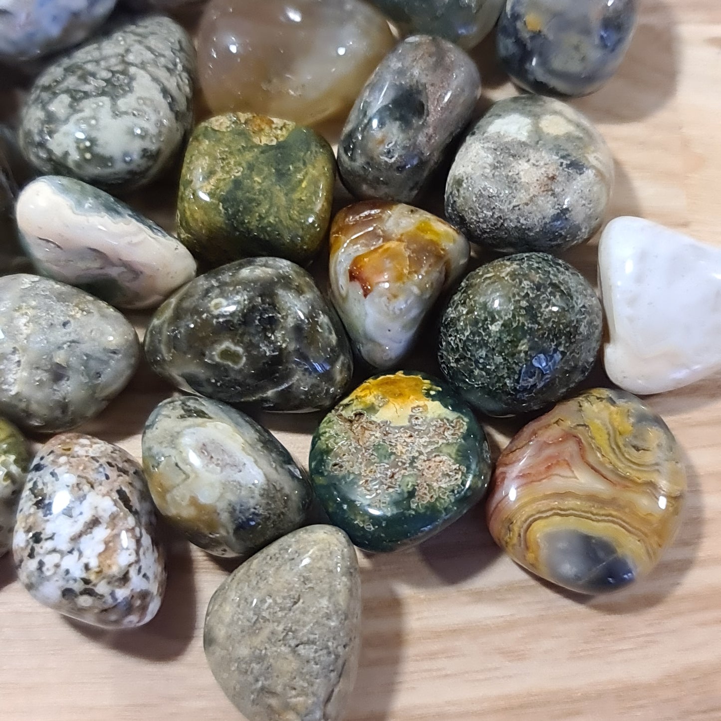 Ocean Jasper Tumblestone