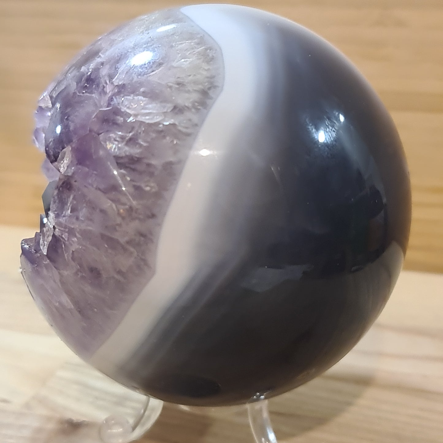 Uruguayan Amethyst Geode Sphere