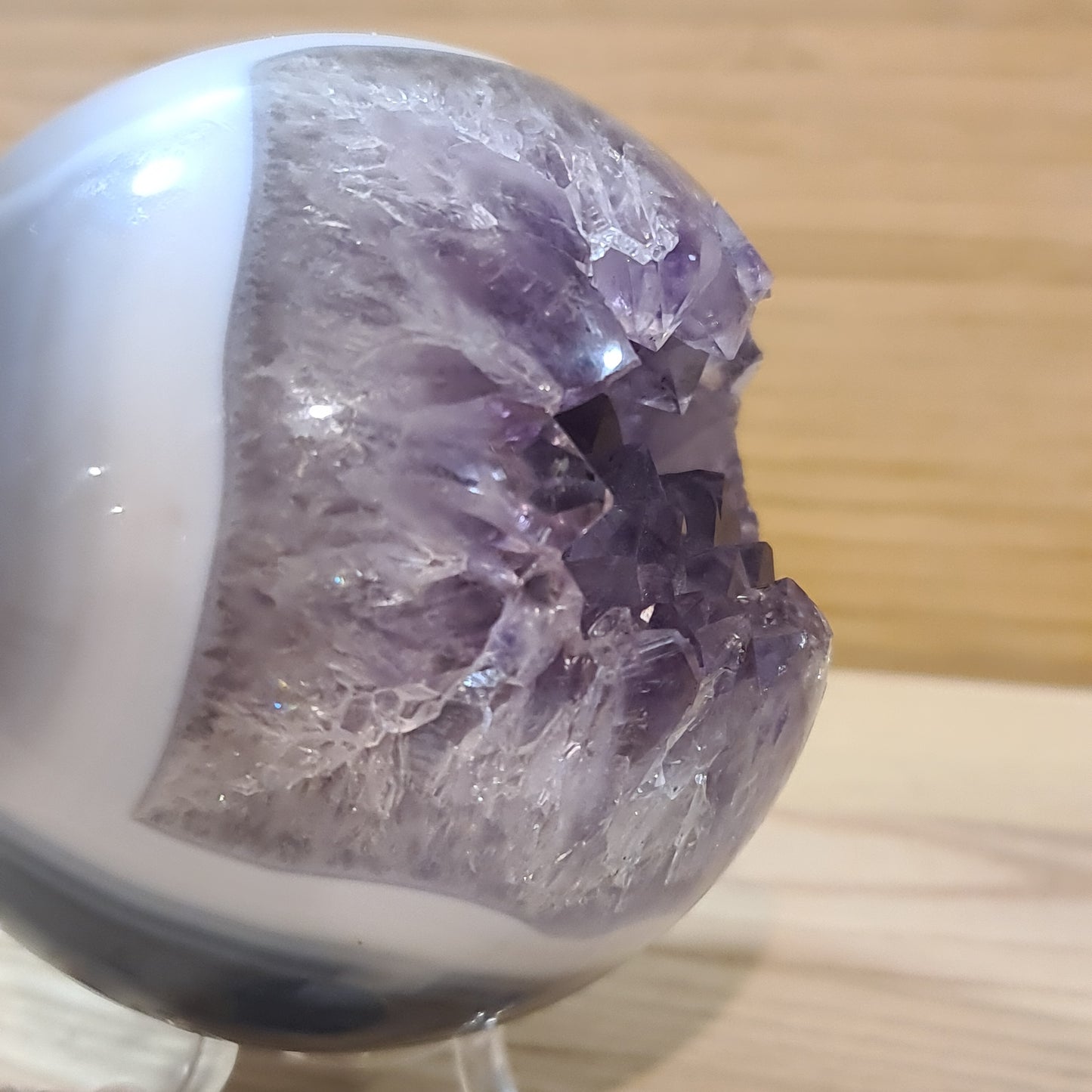 Uruguayan Amethyst Geode Sphere