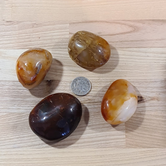 Carnelian Palm Stones/Pebbles