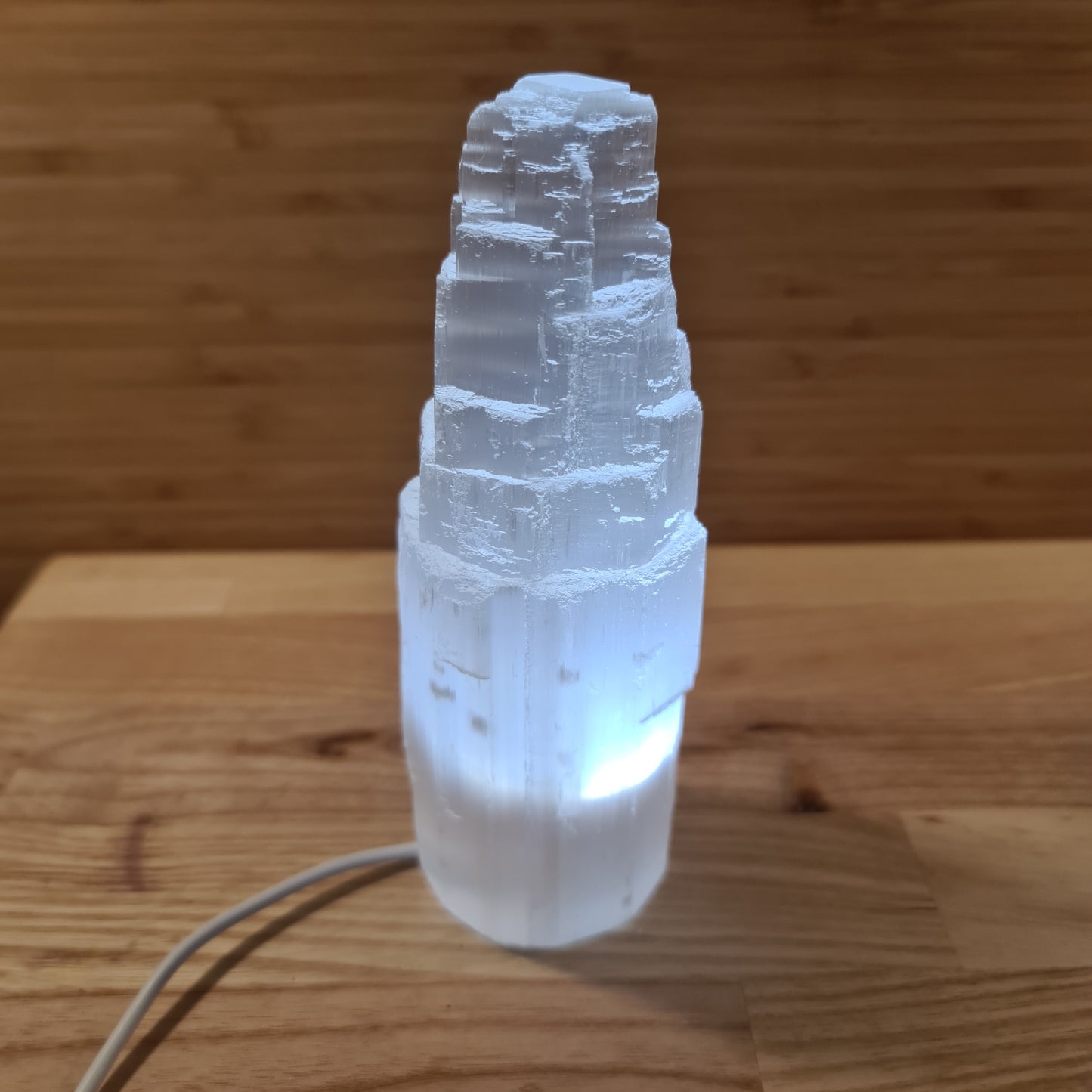 Selenite Mountain Lamp