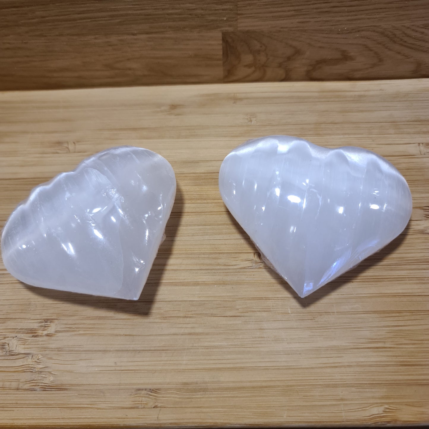 Selenite Shell Heart (7-8cm)