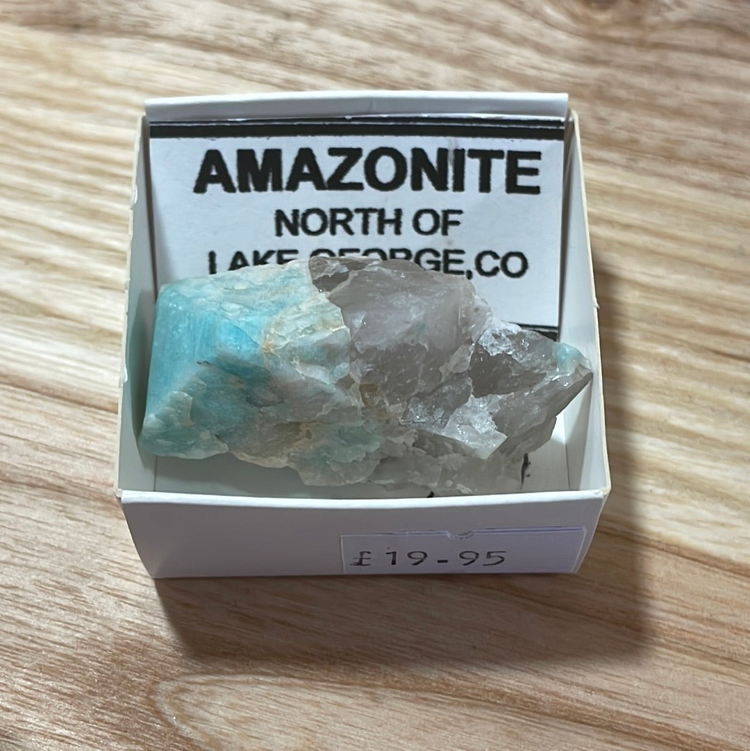 Amazonite Specimens with Smokey Quartz