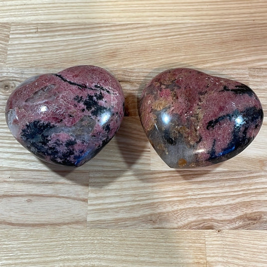 Rhodonite Puffy Heart (Large)
