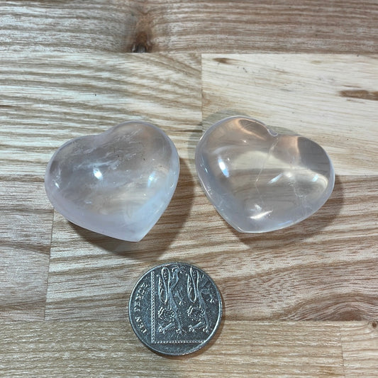 Clear Quartz Heart (small)