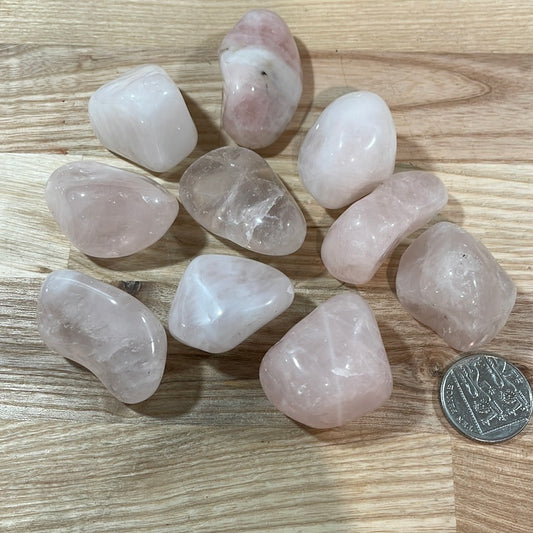 Rose Quartz Pebbles (medium)