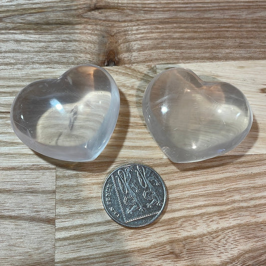 Clear Quartz Heart (medium)