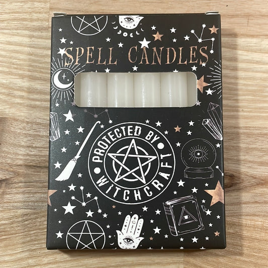 Spell Candles - White