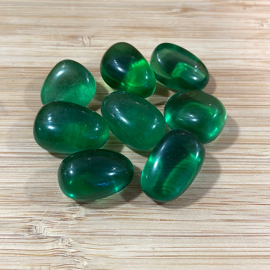 Green Obsidian Tumblestone