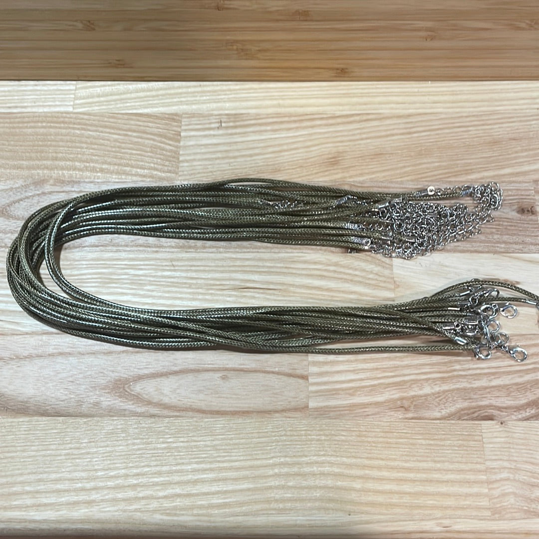 Waxed Necklace Cords
