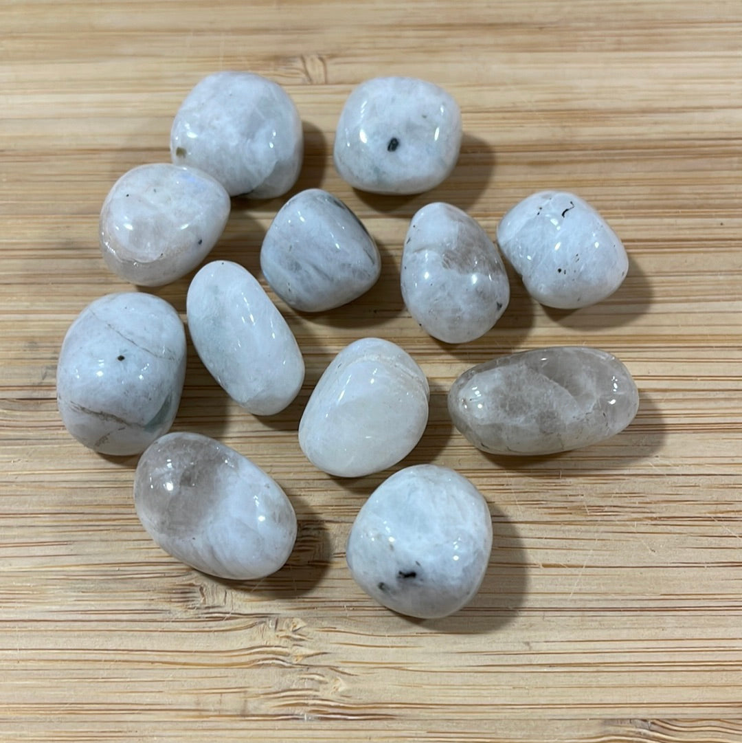 Rainbow Moonstone Tumblestone