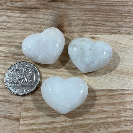 Rainbow Moonstone Heart (Small)